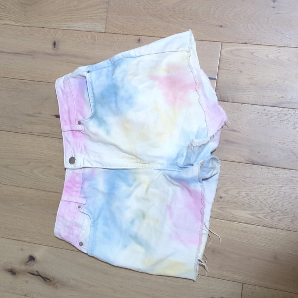 Summer watercolor shorts